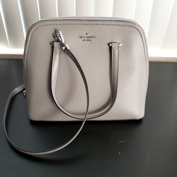 kate spade Handbags - Kate Spade Patterson Drive Medium Dome Satchel NWT Gray Soft Taupe 062